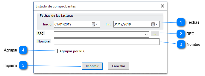 Integración de comprobantes de pago