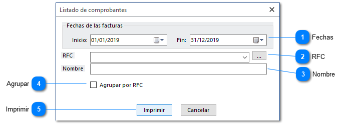 Integración de comprobantes de pago